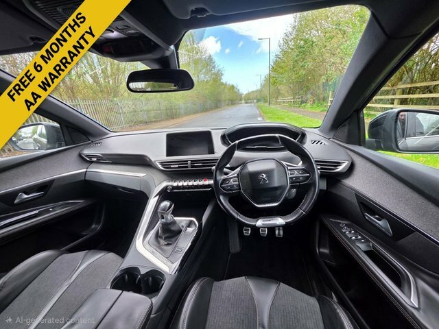 Peugeot 3008 Bluehdi Gt Line Suv EG18UAY Grey #2