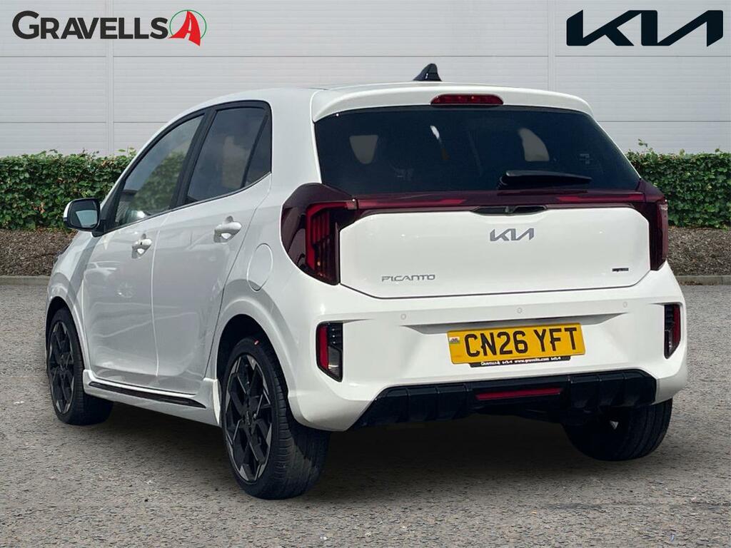 Kia Picanto 1.0 Gt-line S Hatchback Euro 6 White #5