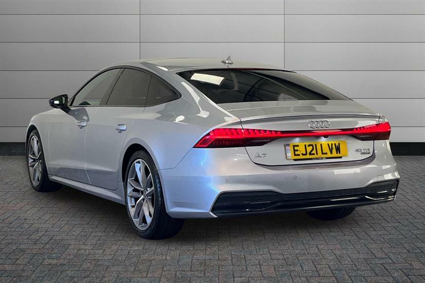 Audi A7 40 Tdi Quattro Black Edition S Tronic EJ21LVW Silver #3