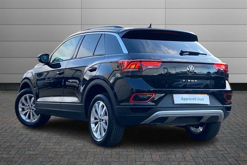 Volkswagen T-Roc 1.5 Tsi Match Dsg WH75BFK Black #3