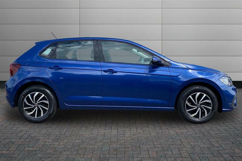 Volkswagen Polo 1.0 Tsi Life Dsg LX23WKV Blue #4