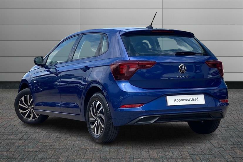 Volkswagen Polo 1.0 Tsi Life Dsg LX23WKV Blue #3