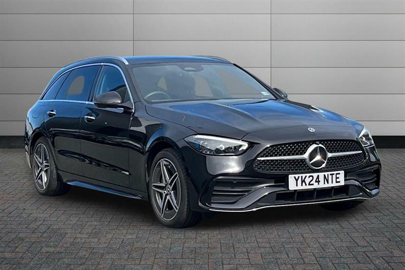Mercedes-Benz C Class C300e Amg Line Premium Plus 9G-tronic Black