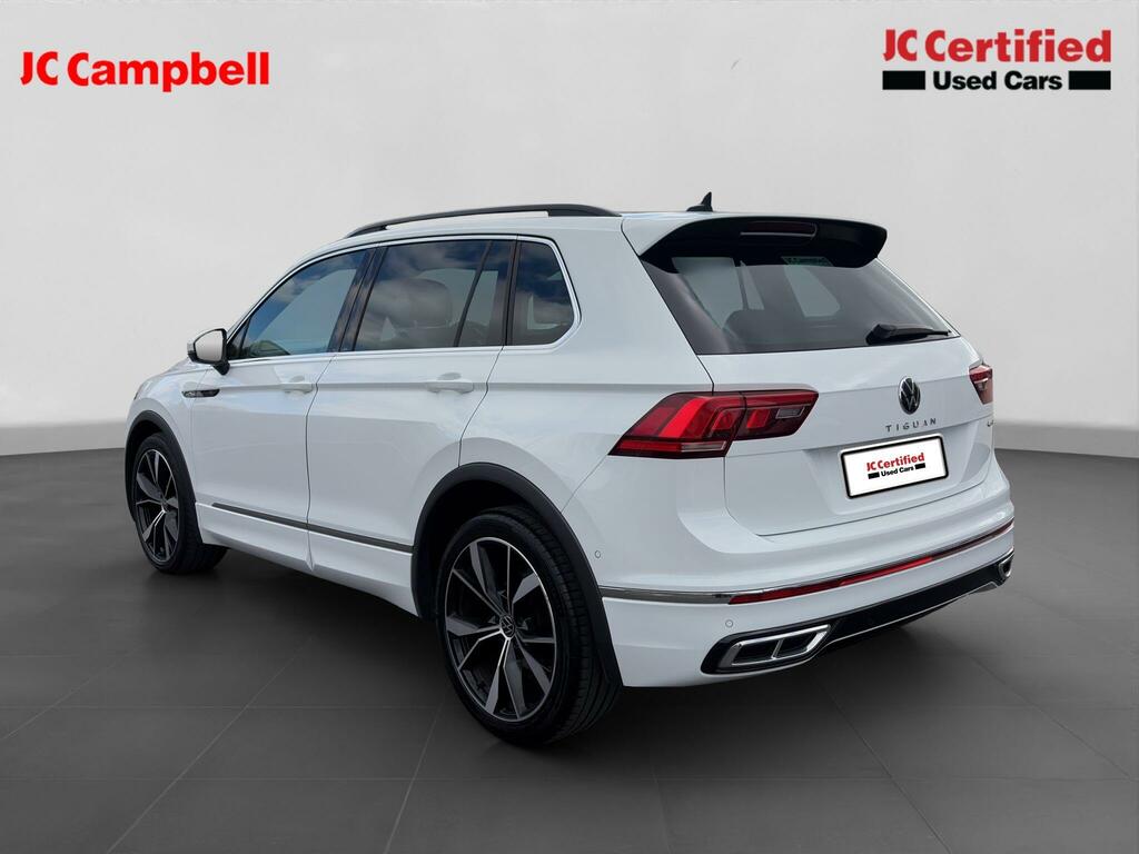 Volkswagen Tiguan 2.0 Tdi R-line Suv GSZ6724 White #5
