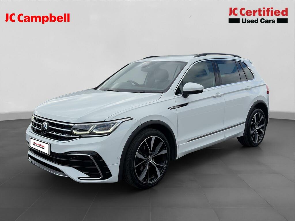 Volkswagen Tiguan 2.0 Tdi R-line Suv GSZ6724 White #3