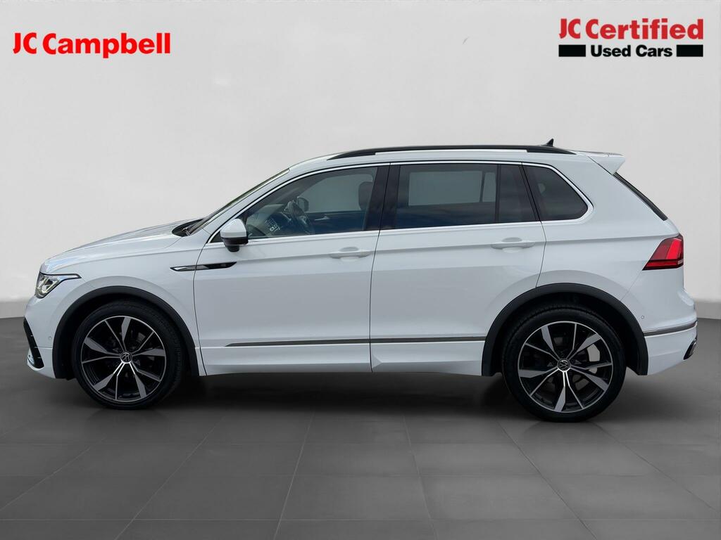 Volkswagen Tiguan 2.0 Tdi R-line Suv GSZ6724 White #4
