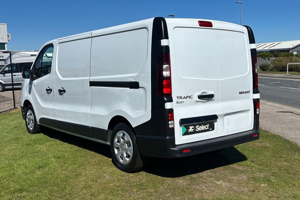 Renault Trafic Ll30 Blue Dci 130 Start Van YD23AHZ White #3