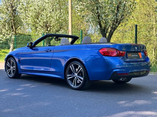 BMW 4 Series 435D M Sport Convertible Blue #6