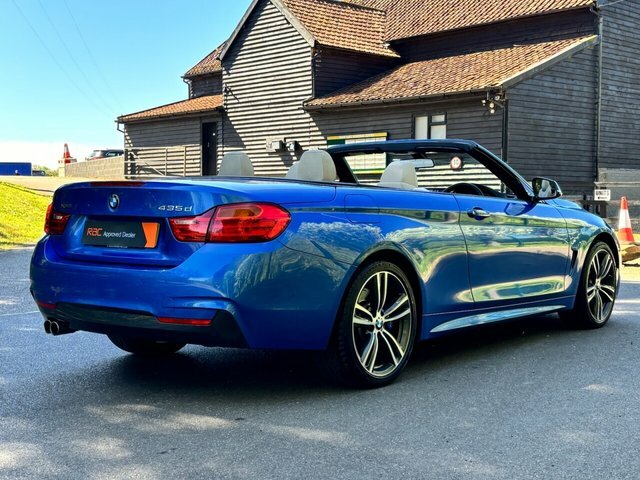 BMW 4 Series 435D M Sport Convertible Blue #4