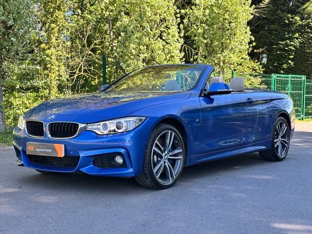 BMW 4 Series 435D M Sport Convertible Blue #3
