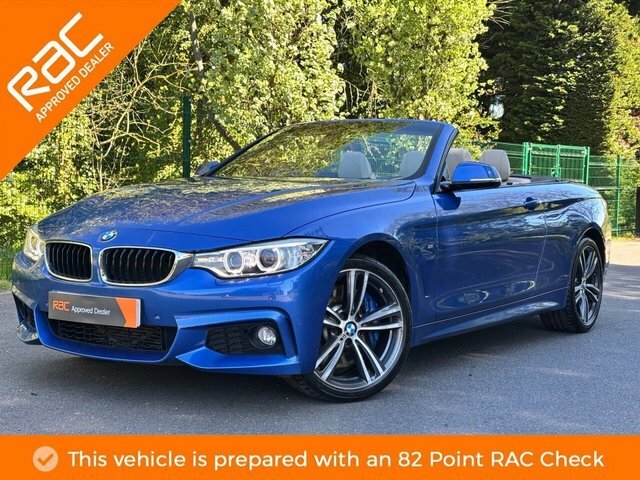 BMW 4 Series 435D M Sport Convertible Blue