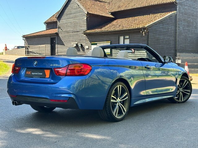 BMW 4 Series 435D M Sport Convertible Blue #2