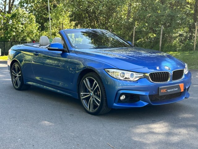 BMW 4 Series 435D M Sport Convertible Blue #5