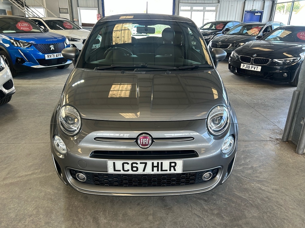 Fiat 500 1.2 S Hatchback Euro 6 Ss 69 LC67HLR Grey #3