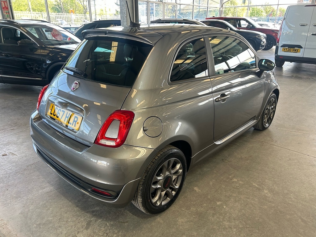 Fiat 500 1.2 S Hatchback Euro 6 Ss 69 LC67HLR Grey #4