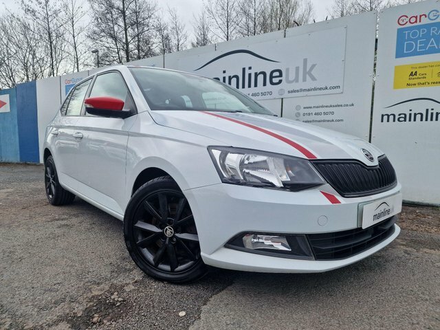 Skoda Fabia 1.0 Tsi Redline Euro 6 S S SM67OBS White #6