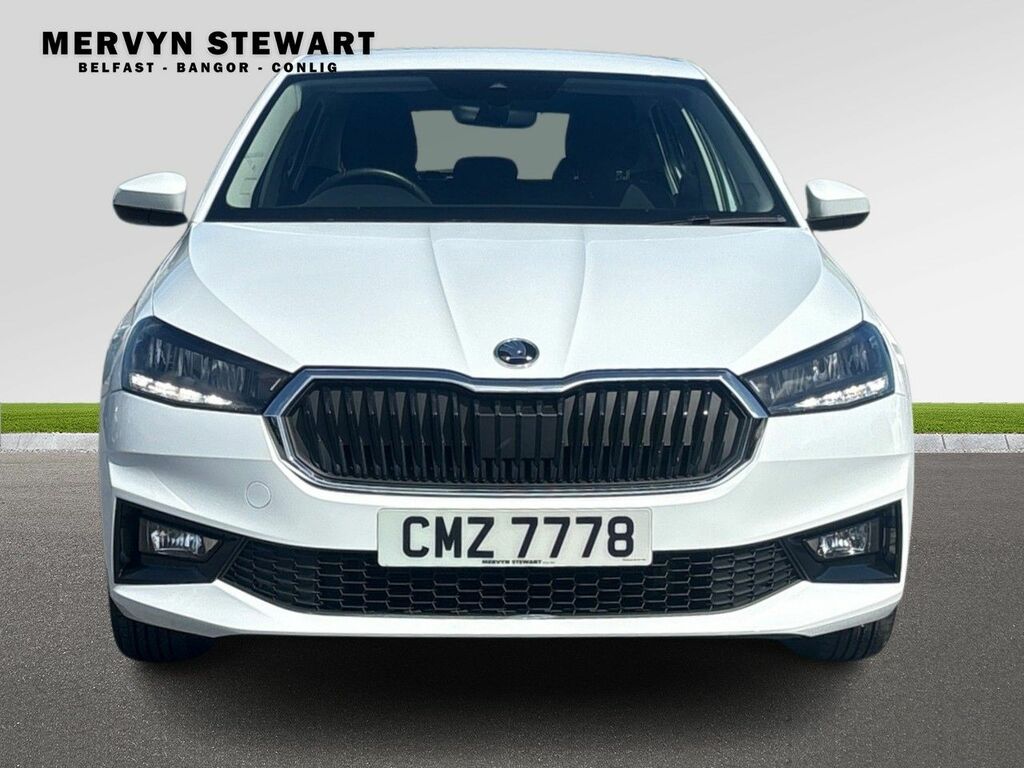 Skoda Fabia Se Comfort 1.0 Mpi 80 Ps 5G Man 2023 CMZ7778 White #3