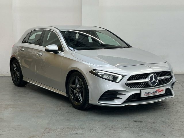 Mercedes-Benz A Class 1.5 A180d Amg Line Hatchback 7G-dct Eur KJ18FXY Silver #3