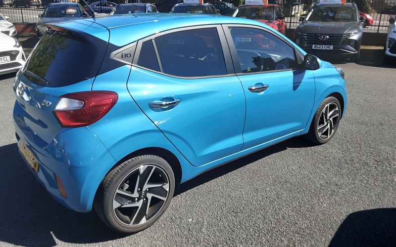 Hyundai I10 1.2 Premium Hatchback Euro 6 Ss YH23ZBG Blue #4