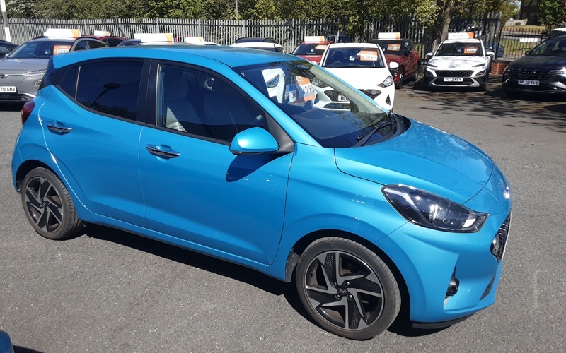 Hyundai I10 1.2 Premium Hatchback Euro 6 Ss YH23ZBG Blue #3