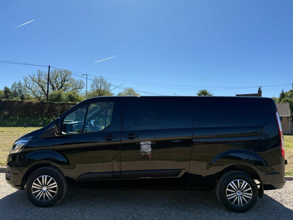 Ford Transit Custom 2.0 L 2.0 320 Ecoblue Trend Crew Van L2 H1 Euro 6 WM72KLS Black #2