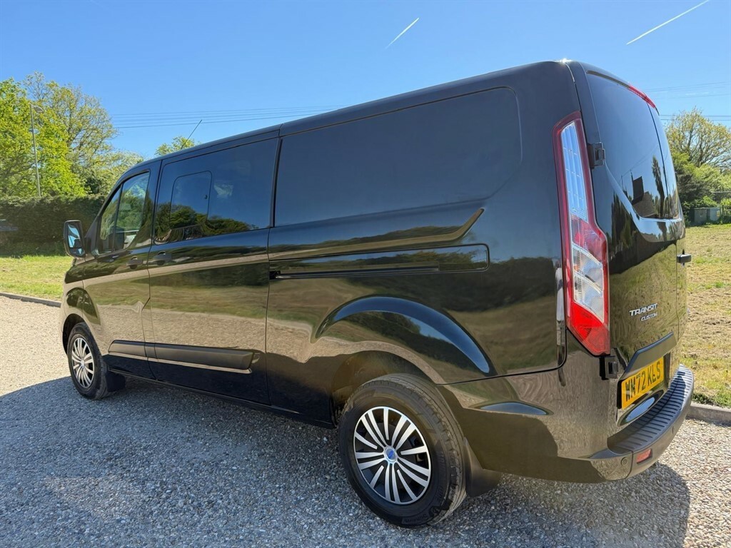 Ford Transit Custom 2.0 L 2.0 320 Ecoblue Trend Crew Van L2 H1 Euro 6 WM72KLS Black #4
