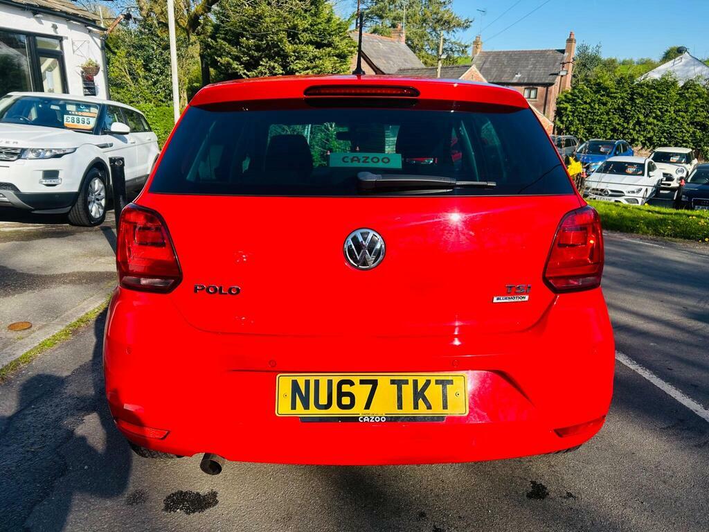 Volkswagen Polo 1.2 Tsi Match Edition Euro 6 S S NU67TKT Red #4