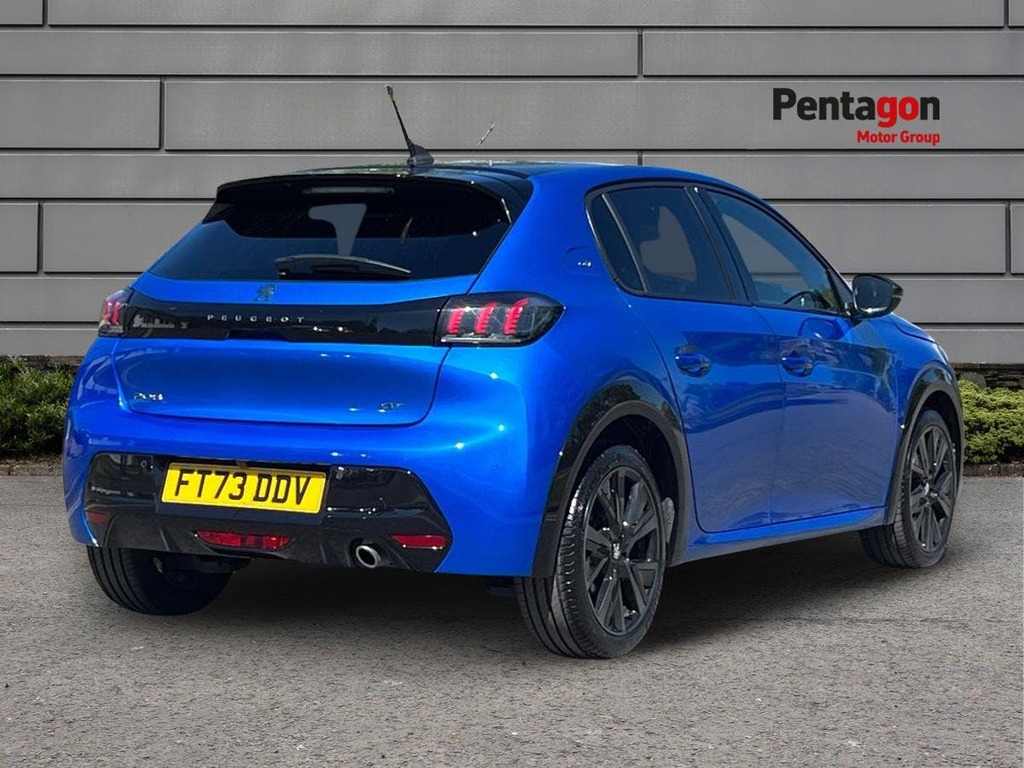 Peugeot 208 1.2 Puretech Gt Hatchback Euro 6 FT73DDV Blue #4