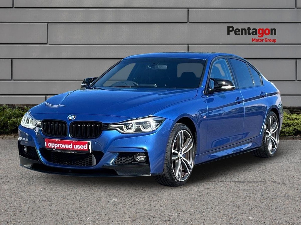 BMW 3 Series 3.0 330D M Sport Saloon Xdrive Eur PJ66YUV Blue #3