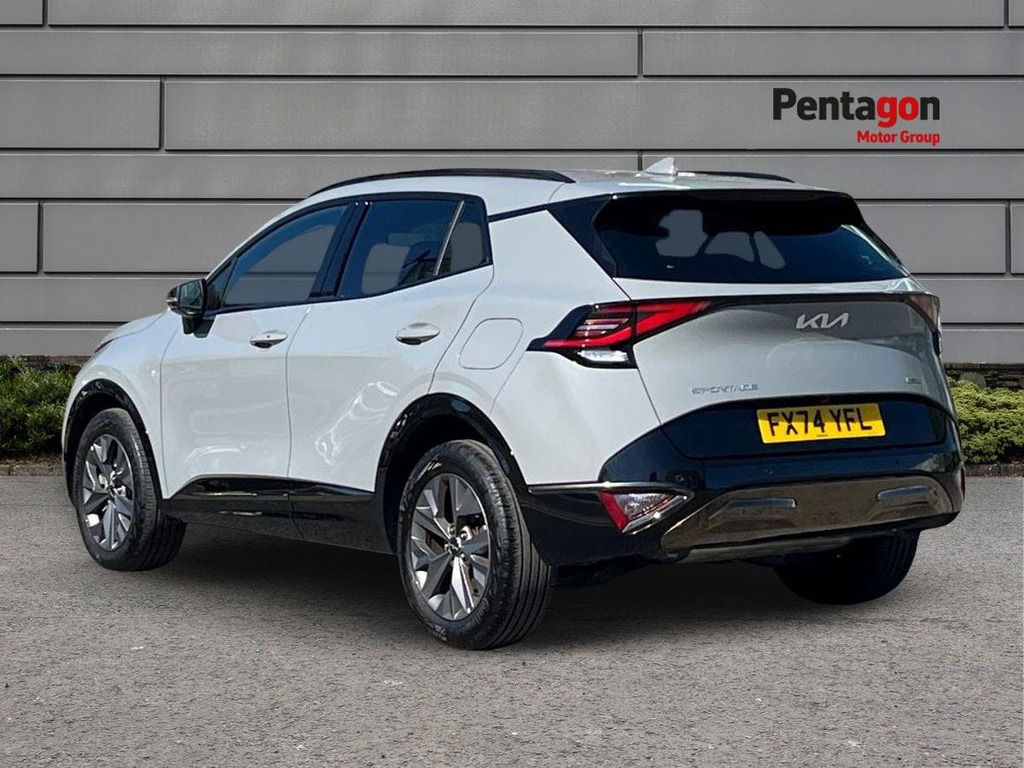 Kia Sportage 1.6 H T Gdi Shadow Suv Hybrid Euro FX74YFL Grey #2