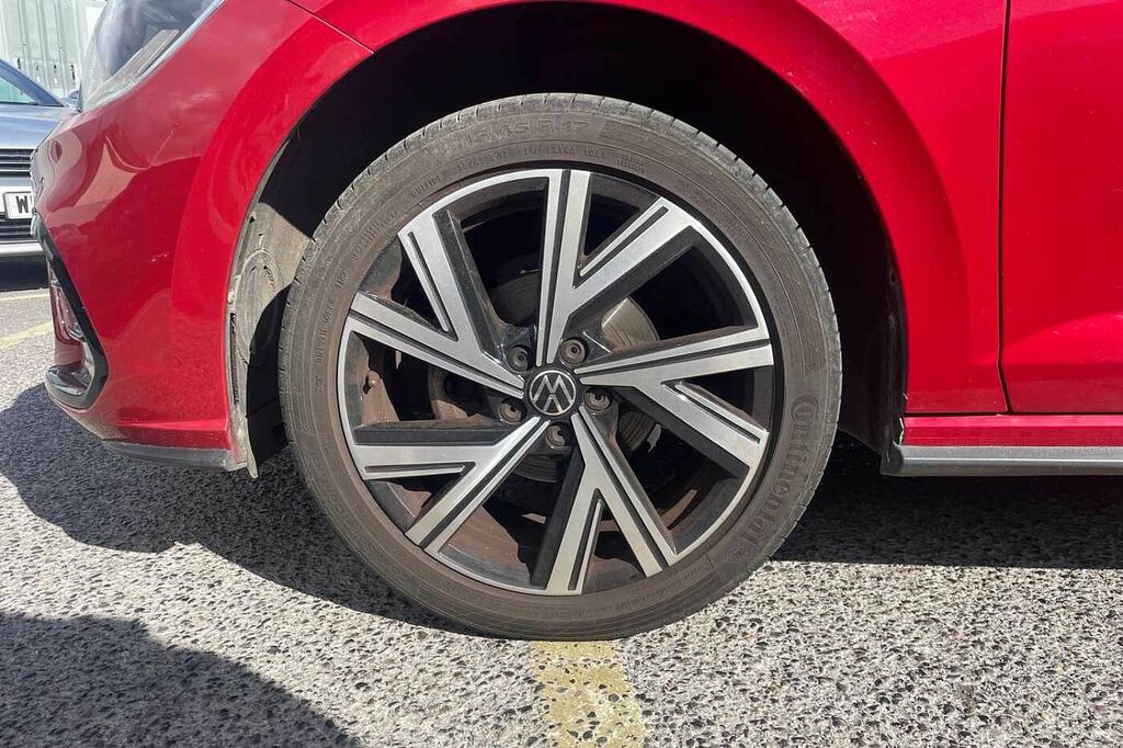 Volkswagen Polo 1.0 Tsi R-line Dsg CP23JJF Red #5