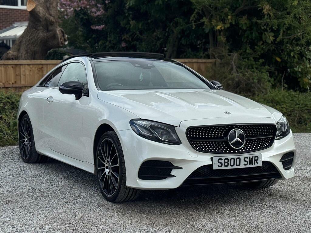 Mercedes-Benz E Class 2.0 E220d Amg Line Premium Plus G-tronic 4Matic S800SWR White #3