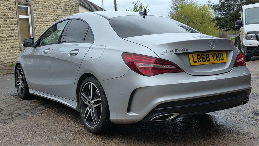Mercedes-Benz CLA Class 2.1 Cla220d Amg Line Coupe 7G-dct Euro LR68YHD Silver #3