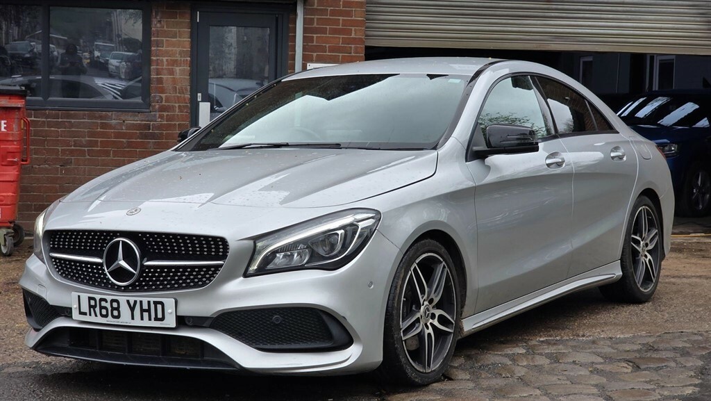 Mercedes-Benz CLA Class 2.1 Cla220d Amg Line Coupe 7G-dct Euro LR68YHD Silver #2