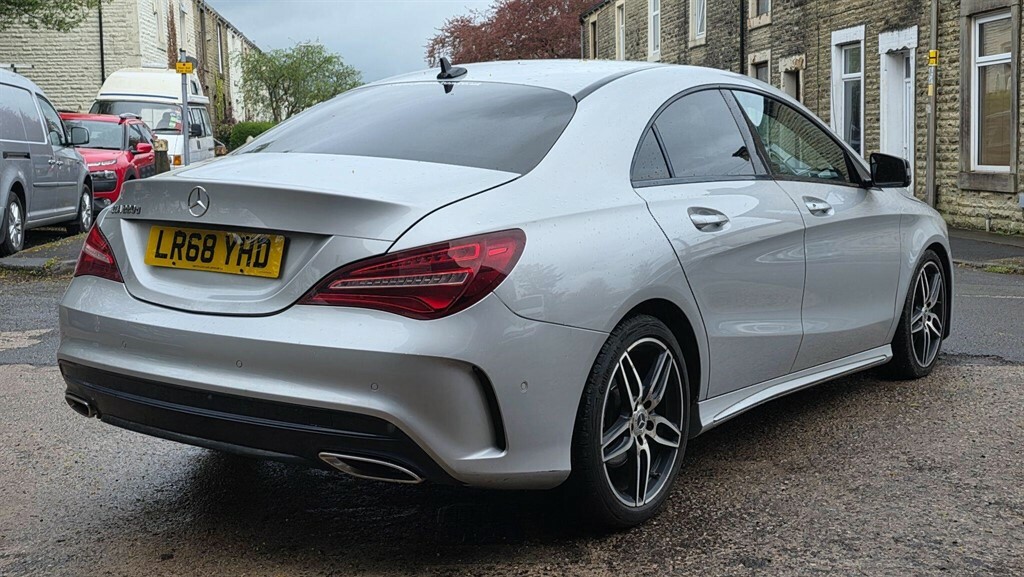 Mercedes-Benz CLA Class 2.1 Cla220d Amg Line Coupe 7G-dct Euro LR68YHD Silver #4