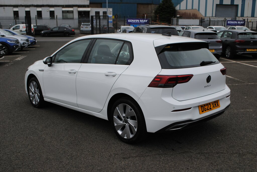 Volkswagen Golf 2022 Volkswagen Golf 1.5 Style Tsi 150 DG22XRX White #6