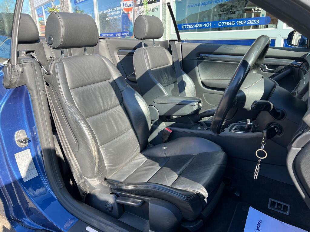 Audi A4 Cabriolet 2L Sport Blue #15