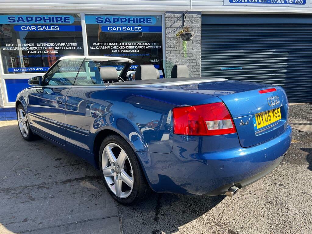 Audi A4 Cabriolet 2L Sport Blue #10