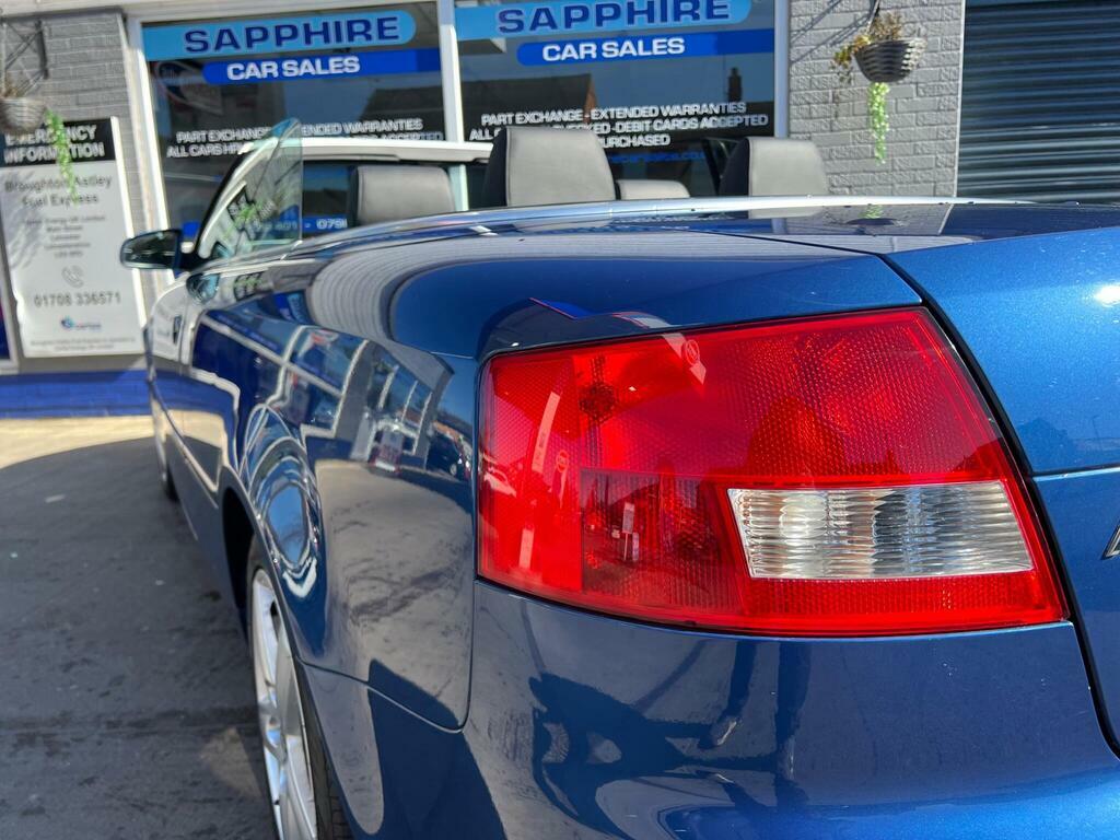 Audi A4 Cabriolet 2L Sport Blue #8