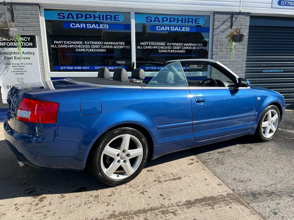 Audi A4 Cabriolet 2L Sport Blue #11