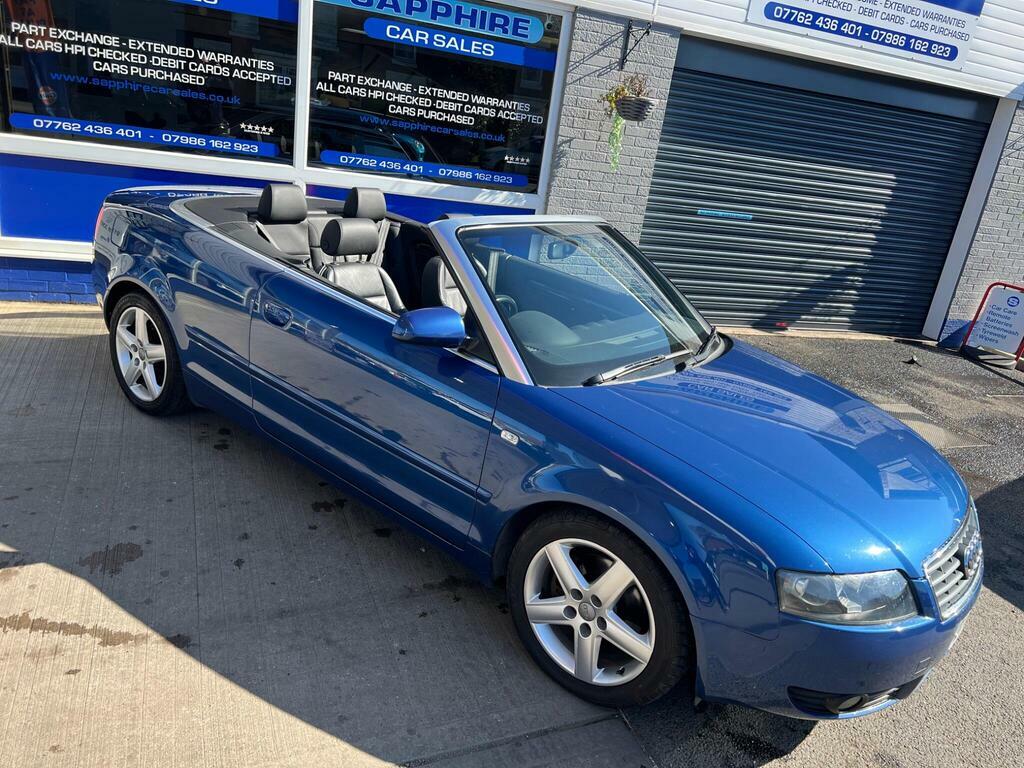 Audi A4 Cabriolet 1.8T Sport Blue