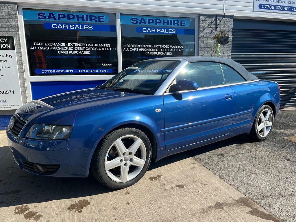Audi A4 Cabriolet 1.8T Sport Blue #5