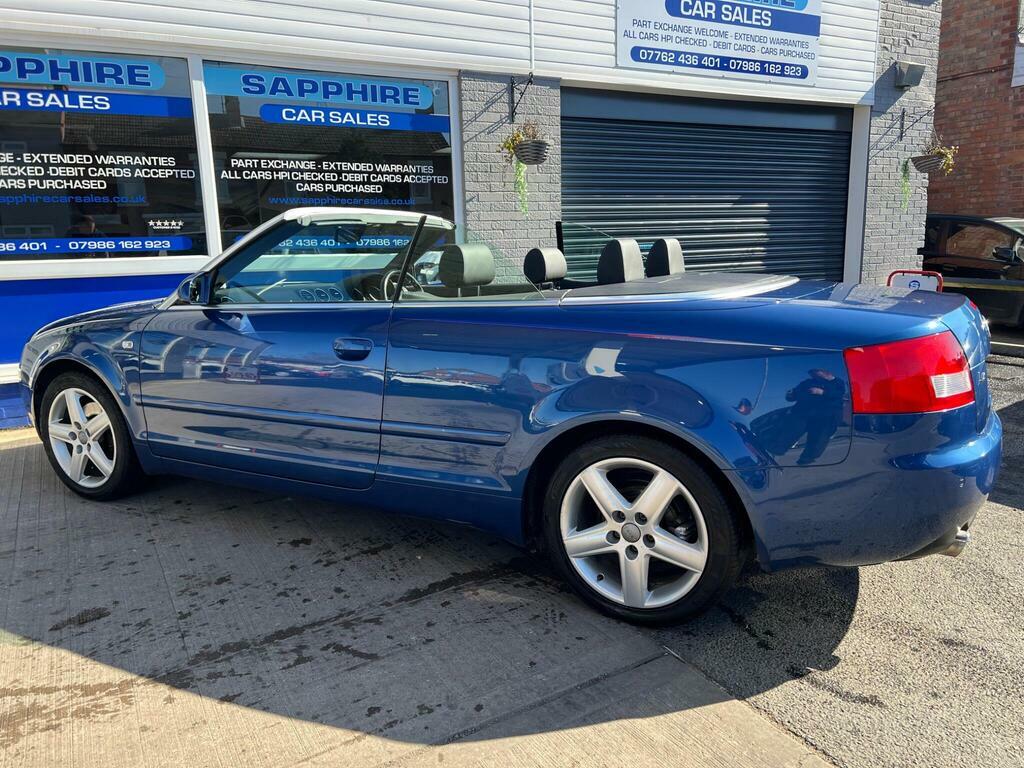 Audi A4 Cabriolet 2L Sport Blue #9