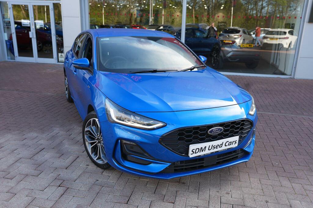 Ford Focus 1.0T Ecoboost Mhev St-line X Edition Hatchback YL72GKJ Blue #5
