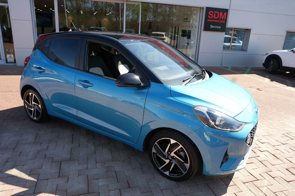 Hyundai I10 1.2 Premium Hatchback Euro 6 Ss LD21XLW Blue #5