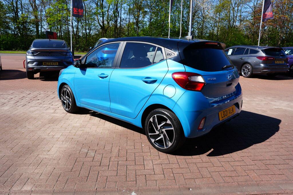 Hyundai I10 1.2 Premium Hatchback Euro 6 Ss LD21XLW Blue #2