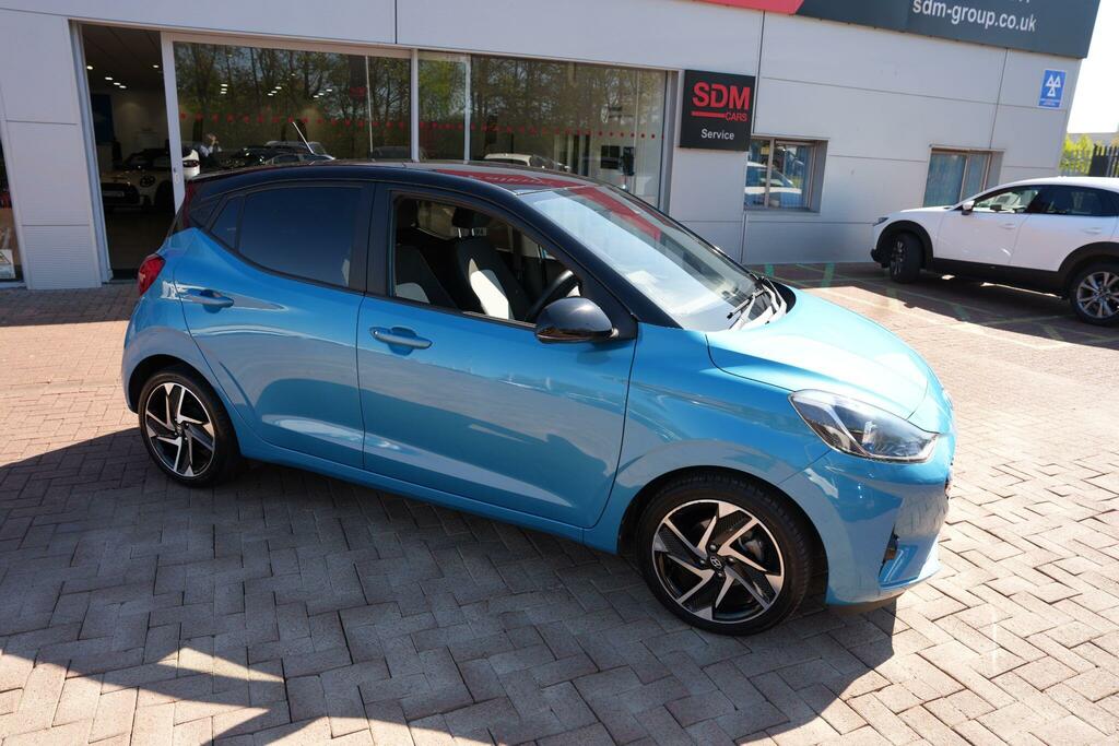 Hyundai I10 1.2 Premium Hatchback Euro 6 Ss LD21XLW Blue #3