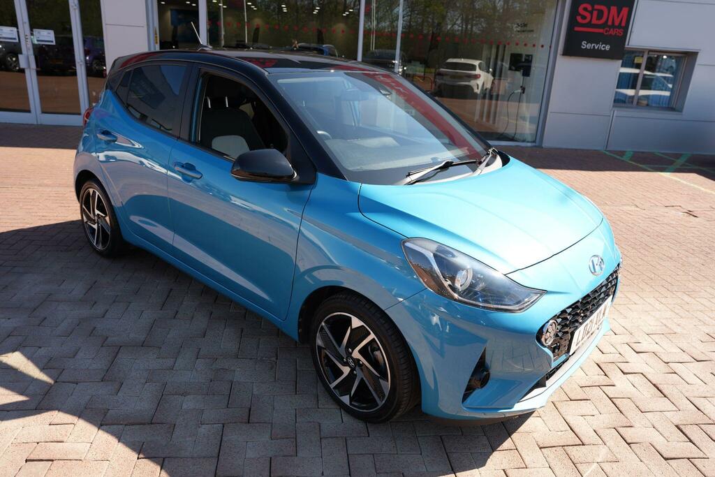 Hyundai I10 1.2 Premium Hatchback Euro 6 Ss LD21XLW Blue #6