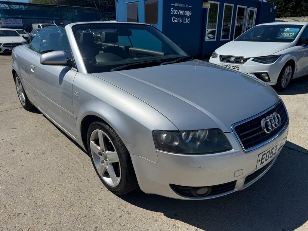 Audi A4 Cabriolet Convertible 1.8T Sport 200353 Silver #2