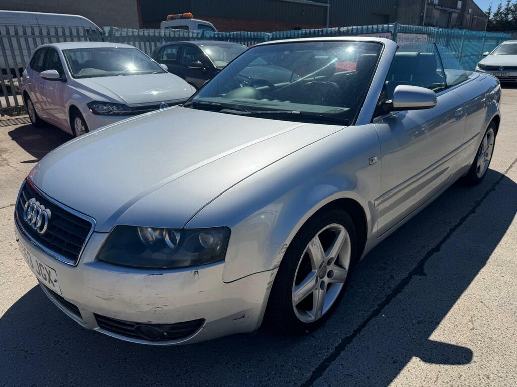 Audi A4 Cabriolet Convertible 1.8T Sport 200353 Silver #4
